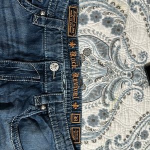 Men’s Rock Revival Jeans Spencer Straight 38/30